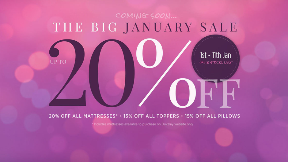 Our BIG January Sale is launching soon and you don't want to miss it
