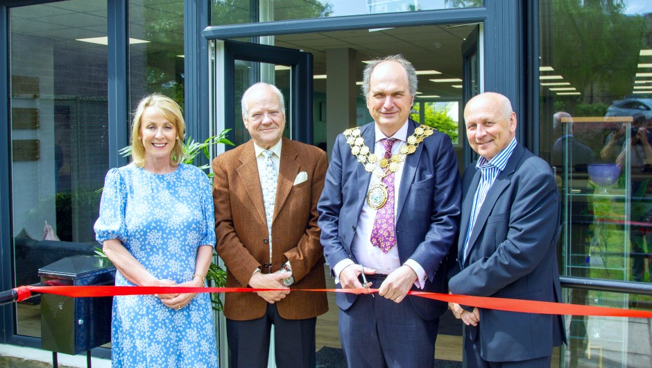 Duvalay's new showroom is officially opened by the Mayor of Kirklees