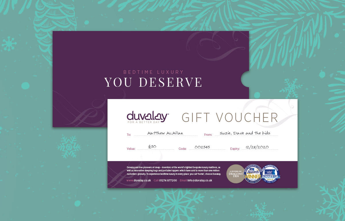 Duvalay Christmas Gift Vouchers