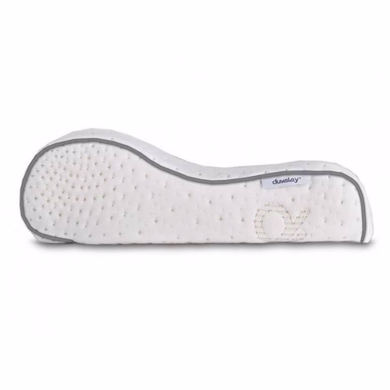 Contoured Pillow Cutout Grey Side