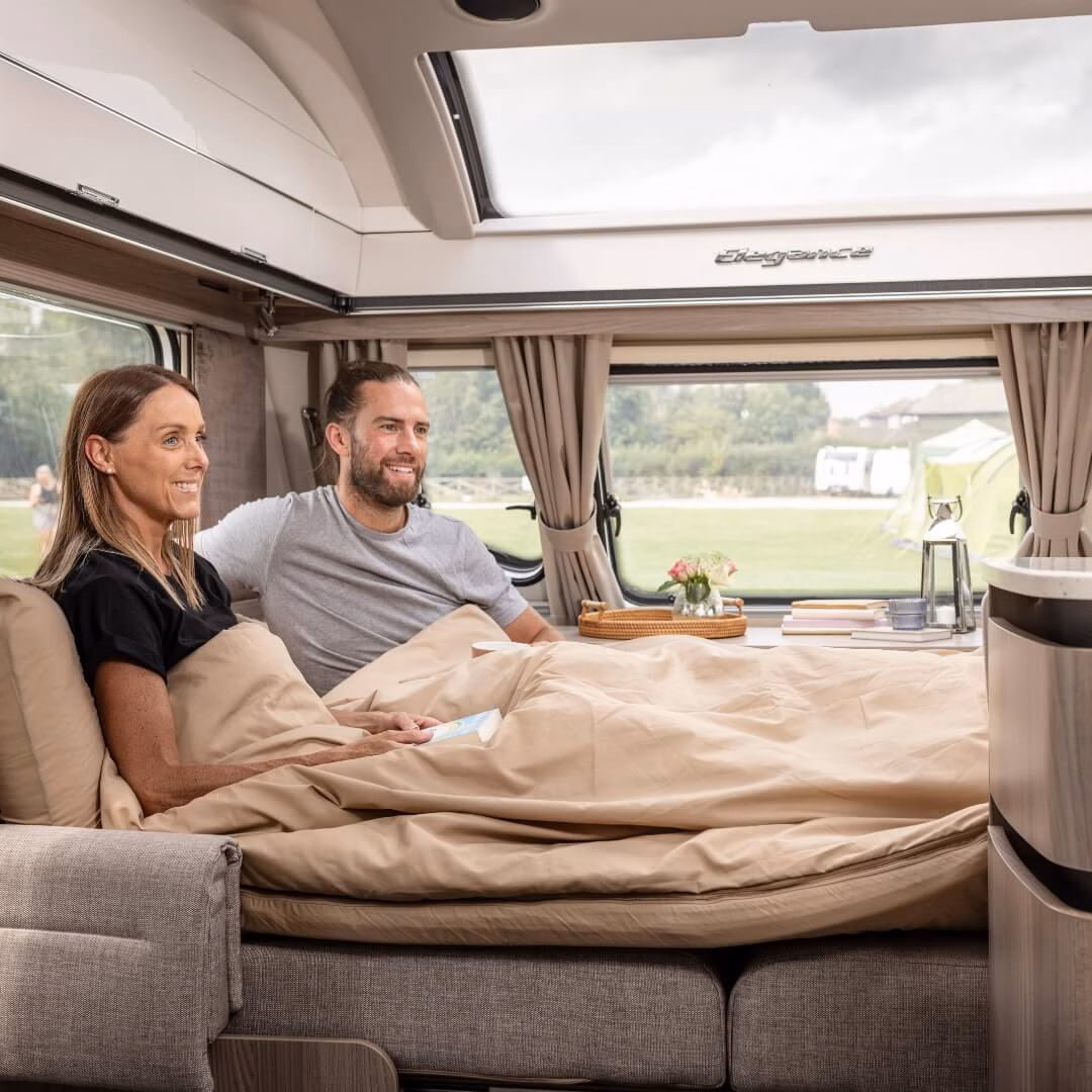 Duvalay sleeping bag lifestyle caravan