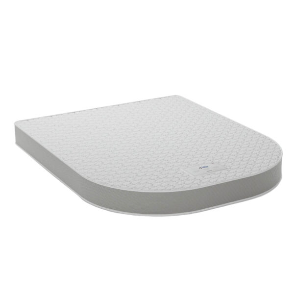 D lite alto mattress island bed side view white background