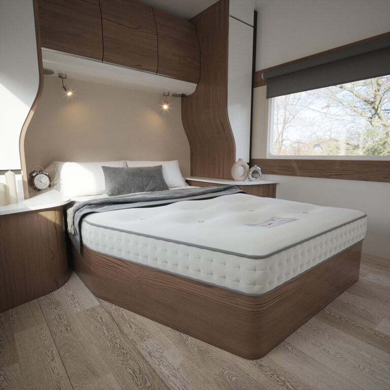 D luxe natural product french bed caravan motorhome mattress side (2)