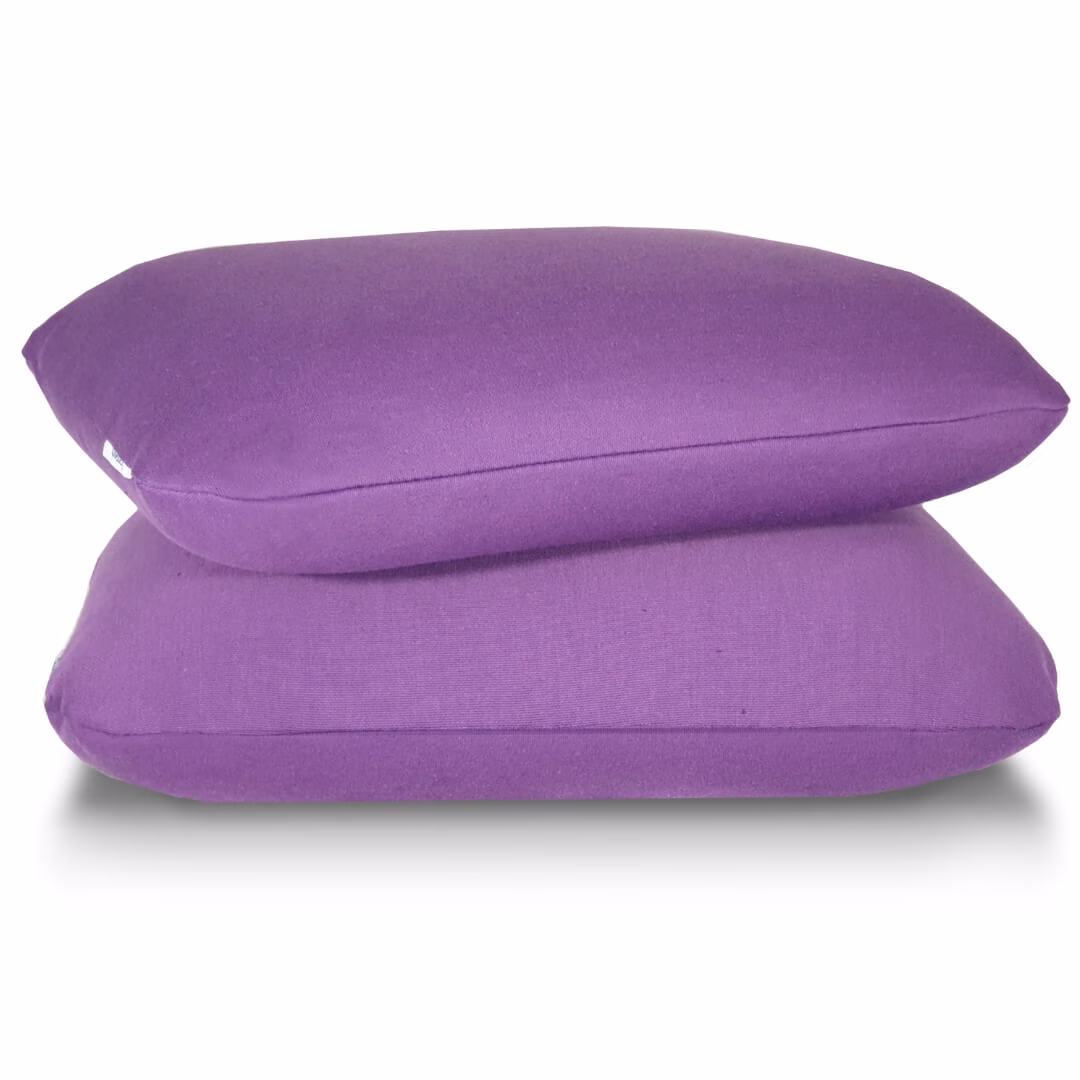Travel Pillow Cutout Purple Stack