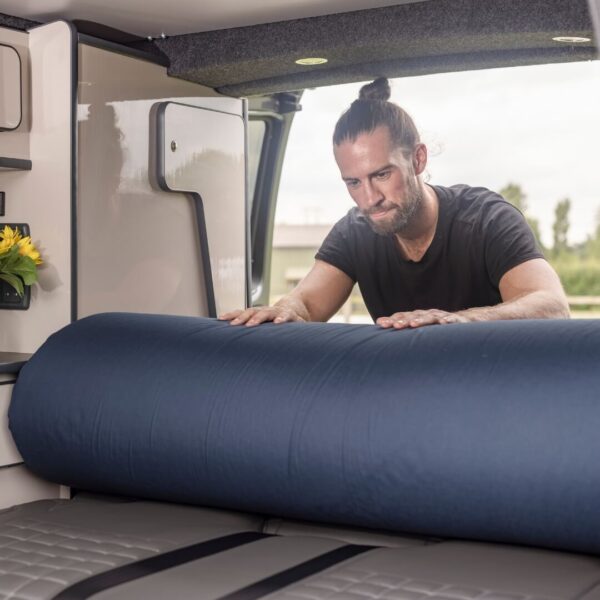 Duvalay campervan vw mattress topper unroll
