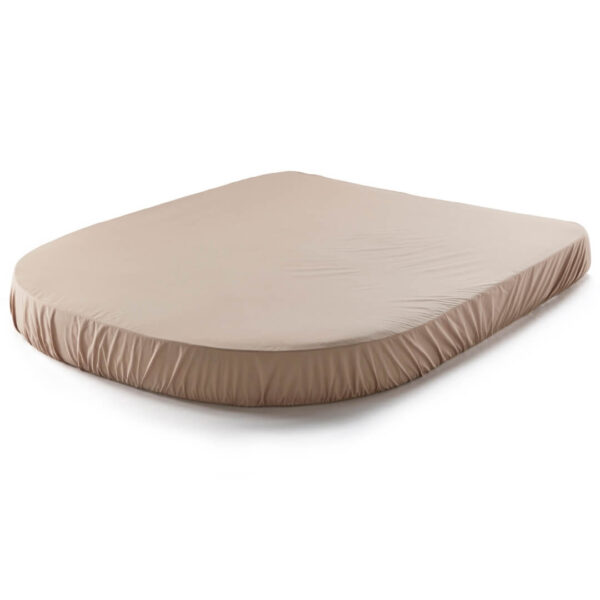 Fitted sheet cappuccino full island bed 2