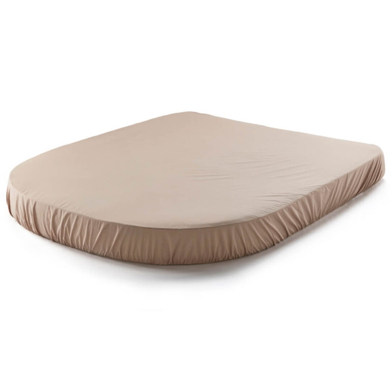 Fitted sheet cappuccino full island bed 2