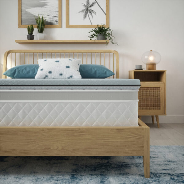 Home topper freshtec foam front on side on view