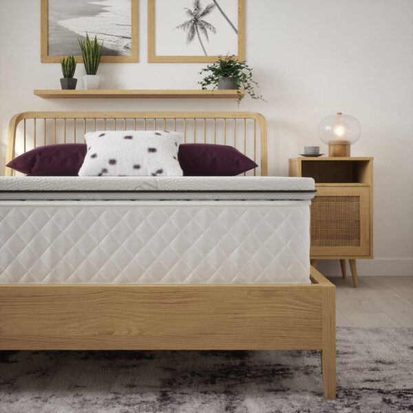 Home topper memory foam front view