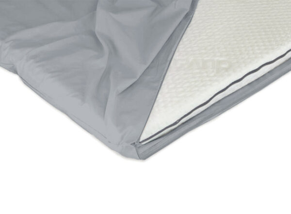 Zipped sheet plain grey