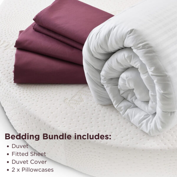Bedding bundle includes