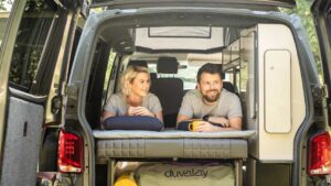 Duvalay vw campervan t5 t6 mattress topper memory foam rock and roll bed