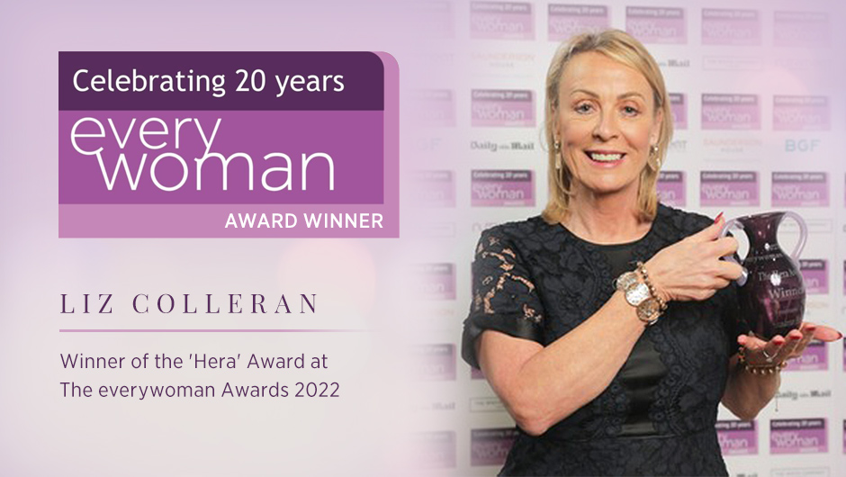 Liz colleran everywoman awards winner 2022 duvalay mattress bedding