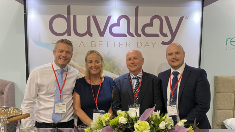 National bed federation the bed show 2022 duvalay mattress hilary devey easysleep