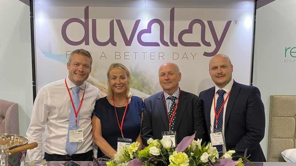 National bed federation the bed show 2022 duvalay mattress hilary devey easysleep