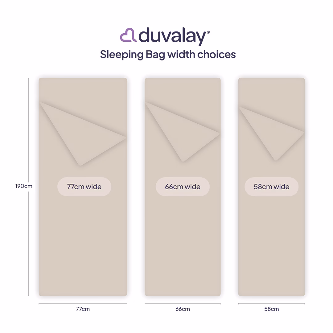 Sleepbag width compare