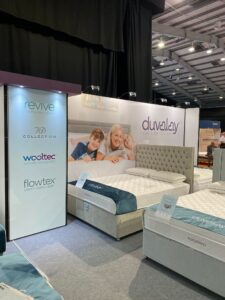 The bed show 2022 duvalay hilary devey collection