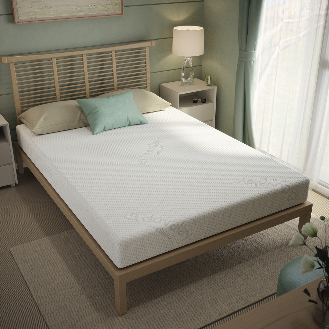 Pureshield droll mattress above