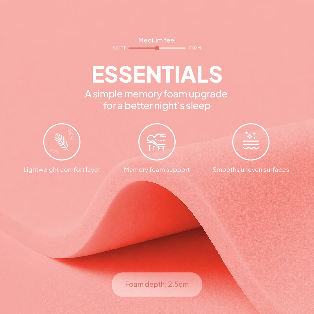 Essentials foam 2.5cm
